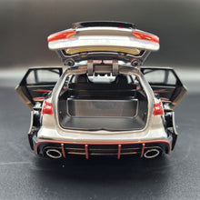 Load image into Gallery viewer, Explorafind 2021 Audi RS6 Wagon Grey Camouflage 1:24 Die Cast Car