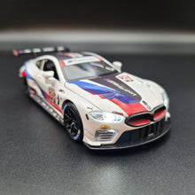 Load image into Gallery viewer, Explorafind 2021 BMW M8 GTE #25 IMSA Sports Car Championship White 1:32 Die Cast Car