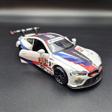 Load image into Gallery viewer, Explorafind 2021 BMW M8 GTE #25 IMSA Sports Car Championship White 1:32 Die Cast Car