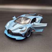 Load image into Gallery viewer, Explorafind 2021 Bugatti Divo Satin Blue 1:32 Die Cast Car