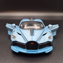 Load image into Gallery viewer, Explorafind 2021 Bugatti Divo Satin Blue 1:32 Die Cast Car