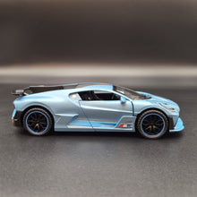 Load image into Gallery viewer, Explorafind 2021 Bugatti Divo Satin Blue 1:32 Die Cast Car