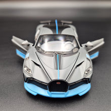 Load image into Gallery viewer, Explorafind 2021 Bugatti Divo Satin Grey 1:32 Die Cast Car