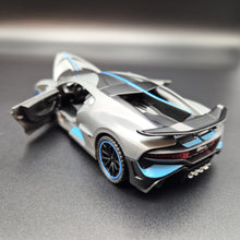 Load image into Gallery viewer, Explorafind 2021 Bugatti Divo Satin Grey 1:32 Die Cast Car