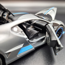 Load image into Gallery viewer, Explorafind 2021 Bugatti Divo Satin Grey 1:32 Die Cast Car
