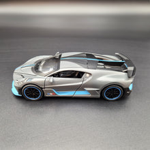 Load image into Gallery viewer, Explorafind 2021 Bugatti Divo Satin Grey 1:32 Die Cast Car