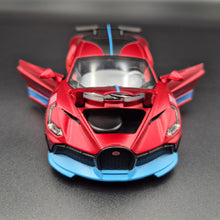 Load image into Gallery viewer, Explorafind 2021 Bugatti Divo Satin Red 1:32 Die Cast Car