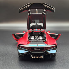 Load image into Gallery viewer, Explorafind 2021 Bugatti Divo Satin Red 1:32 Die Cast Car