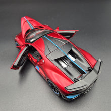 Load image into Gallery viewer, Explorafind 2021 Bugatti Divo Satin Red 1:32 Die Cast Car