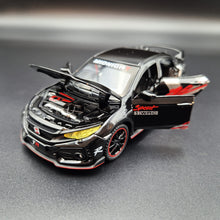 Load image into Gallery viewer, Explorafind 2021 Honda Civic Type R Black 1:32 Die Cast Car
