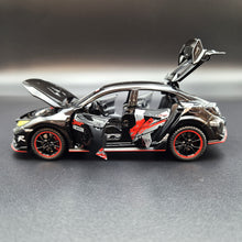 Load image into Gallery viewer, Explorafind 2021 Honda Civic Type R Black 1:32 Die Cast Car