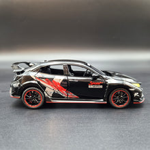 Load image into Gallery viewer, Explorafind 2021 Honda Civic Type R Black 1:32 Die Cast Car