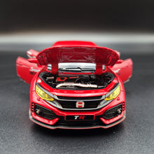 Load image into Gallery viewer, Explorafind 2021 Honda Civic Type R Red 1:32 Die Cast Car