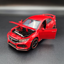 Load image into Gallery viewer, Explorafind 2021 Honda Civic Type R Red 1:32 Die Cast Car