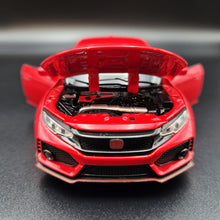 Load image into Gallery viewer, Explorafind 2021 Honda Civic Type R Red 1:32 Die Cast Car