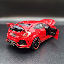 Load image into Gallery viewer, Explorafind 2021 Honda Civic Type R Red 1:32 Die Cast Car