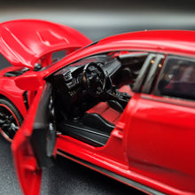 Load image into Gallery viewer, Explorafind 2021 Honda Civic Type R Red 1:32 Die Cast Car