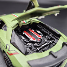 Load image into Gallery viewer, Explorafind 2021 Lamborghini Aventador SVJ LP780-4 Matte Green 1:32 Die Cast Car