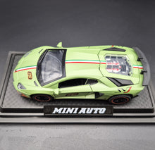 Load image into Gallery viewer, Explorafind 2021 Lamborghini Aventador SVJ LP780-4 Matte Green 1:32 Die Cast Car