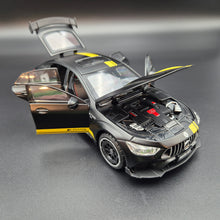 Load image into Gallery viewer, Explorafind 2021 Mercedes-Benz AMG GT63 Satin Black 1:24 Die Cast Car