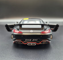Load image into Gallery viewer, Explorafind 2021 Mercedes-Benz AMG GTR Matte Black 1:24 Die Cast Car