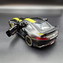 Load image into Gallery viewer, Explorafind 2021 Mercedes-Benz AMG GTR Matte Black 1:24 Die Cast Car