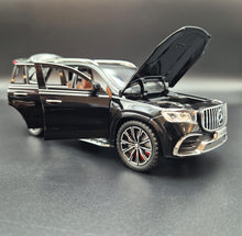 Load image into Gallery viewer, Explorafind 2021 Mercedes-Benz GLS 63 Black 1:24 Die Cast Car