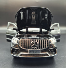 Load image into Gallery viewer, Explorafind 2021 Mercedes-Benz GLS 63 Black 1:24 Die Cast Car