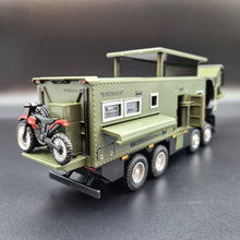 Load image into Gallery viewer, Explorafind 2021 Mercedes Nomadism Off Road RV Army Green 1:24 Die Cast Truck
