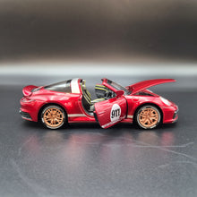 Load image into Gallery viewer, Explorafind 2021 Porsche 911 Targa 4S Metallic Red 1:32 Die Cast Car