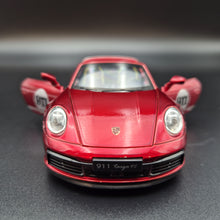 Load image into Gallery viewer, Explorafind 2021 Porsche 911 Targa 4S Metallic Red 1:32 Die Cast Car