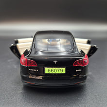 Load image into Gallery viewer, Explorafind 2021 Tesla Model 3 Black 1:32 Die Cast Car