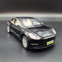 Load image into Gallery viewer, Explorafind 2021 Tesla Model 3 Black 1:32 Die Cast Car