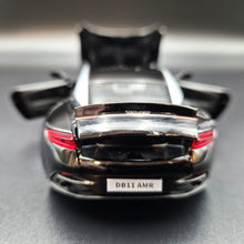 Load image into Gallery viewer, Explorafind 2022 Aston Martin DB11 AMR Black 1:32 Die Cast Car