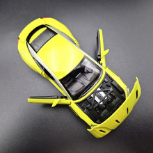 Load image into Gallery viewer, Explorafind 2022 Aston Martin DB11 AMR Neon Yellow 1:32 Die Cast Car