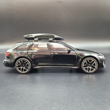 Load image into Gallery viewer, Explorafind 2022 Audi RS6 Avant Black 1:24 Die Cast Car