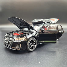 Load image into Gallery viewer, Explorafind 2022 Audi RS6 Avant Black 1:24 Die Cast Car
