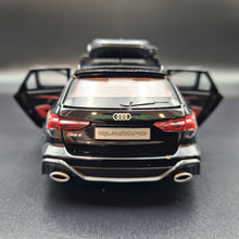 Load image into Gallery viewer, Explorafind 2022 Audi RS6 Avant Black 1:24 Die Cast Car