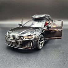 Load image into Gallery viewer, Explorafind 2022 Audi RS6 Avant Black 1:24 Die Cast Car