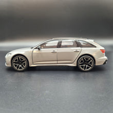 Load image into Gallery viewer, Explorafind 2022 Audi RS6 Avant Grey 1:24 Die Cast Car