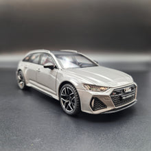 Load image into Gallery viewer, Explorafind 2022 Audi RS6 Avant Grey 1:24 Die Cast Car