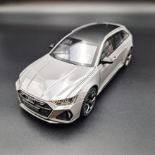 Load image into Gallery viewer, Explorafind 2022 Audi RS6 Avant Grey 1:24 Die Cast Car