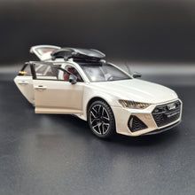 Load image into Gallery viewer, Explorafind 2022 Audi RS6 Avant White 1:24 Die Cast Car