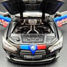 Load image into Gallery viewer, Explorafind 2022 BMW M4 Coupe Safety Car Satin Black 1:32 Die Cast Car