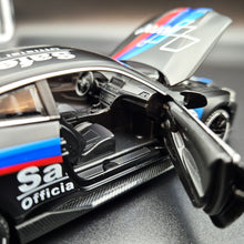 Load image into Gallery viewer, Explorafind 2022 BMW M4 Coupe Safety Car Satin Black 1:32 Die Cast Car