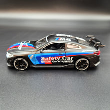 Load image into Gallery viewer, Explorafind 2022 BMW M4 Coupe Safety Car Satin Black 1:32 Die Cast Car