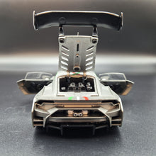 Load image into Gallery viewer, Explorafind 2022 Lamborghini Huracán LP 620-2 Super Trofeo EVO2 Grey 1:32 Die Cast Car