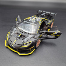Load image into Gallery viewer, Explorafind 2022 Lamborghini Huracán LP 620-2 Super Trofeo EVO2 Satin Black 1:32 Die Cast Car
