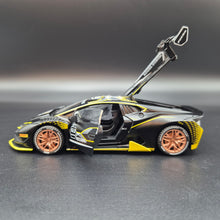 Load image into Gallery viewer, Explorafind 2022 Lamborghini Huracán LP 620-2 Super Trofeo EVO2 Satin Black 1:32 Die Cast Car