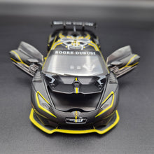 Load image into Gallery viewer, Explorafind 2022 Lamborghini Huracán LP 620-2 Super Trofeo EVO2 Satin Black 1:32 Die Cast Car
